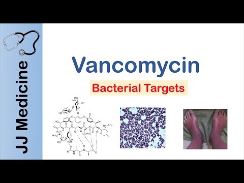 Video: Kāda antibiotiku klase ir vankomicīns?