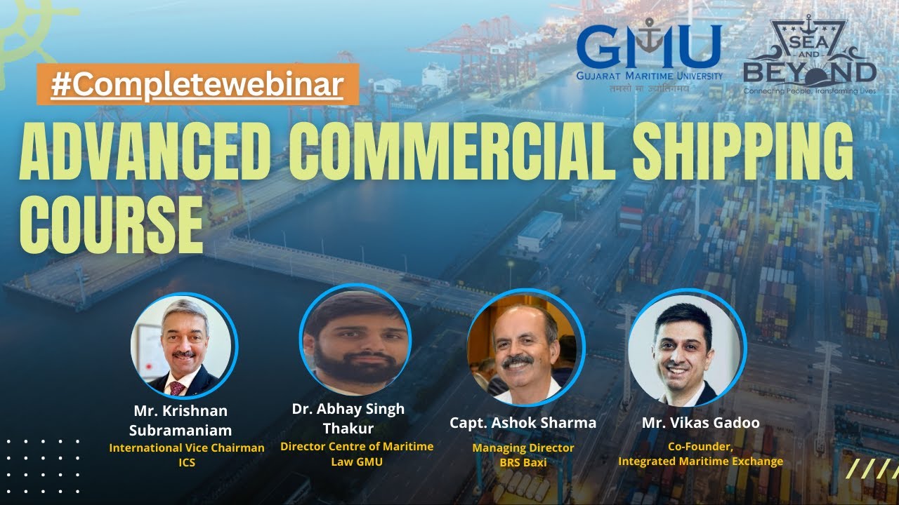 Advanced course on commercial shipping | Complete webinar - YouTube