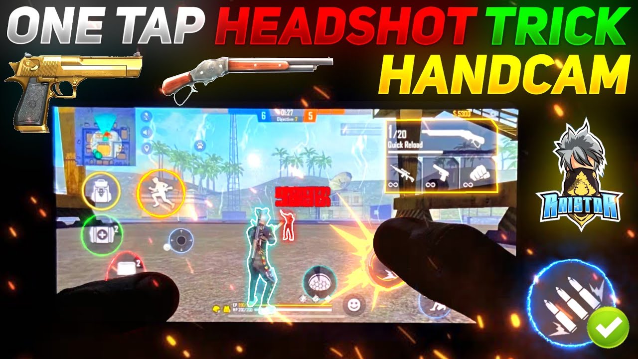 [ Handcam ] Latest One Tap Headshot Trick 2021 🔥👽 | Desert Eagle ...