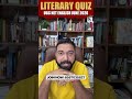 Literary Quiz #2 | UGC NET English Practice Question 🔥