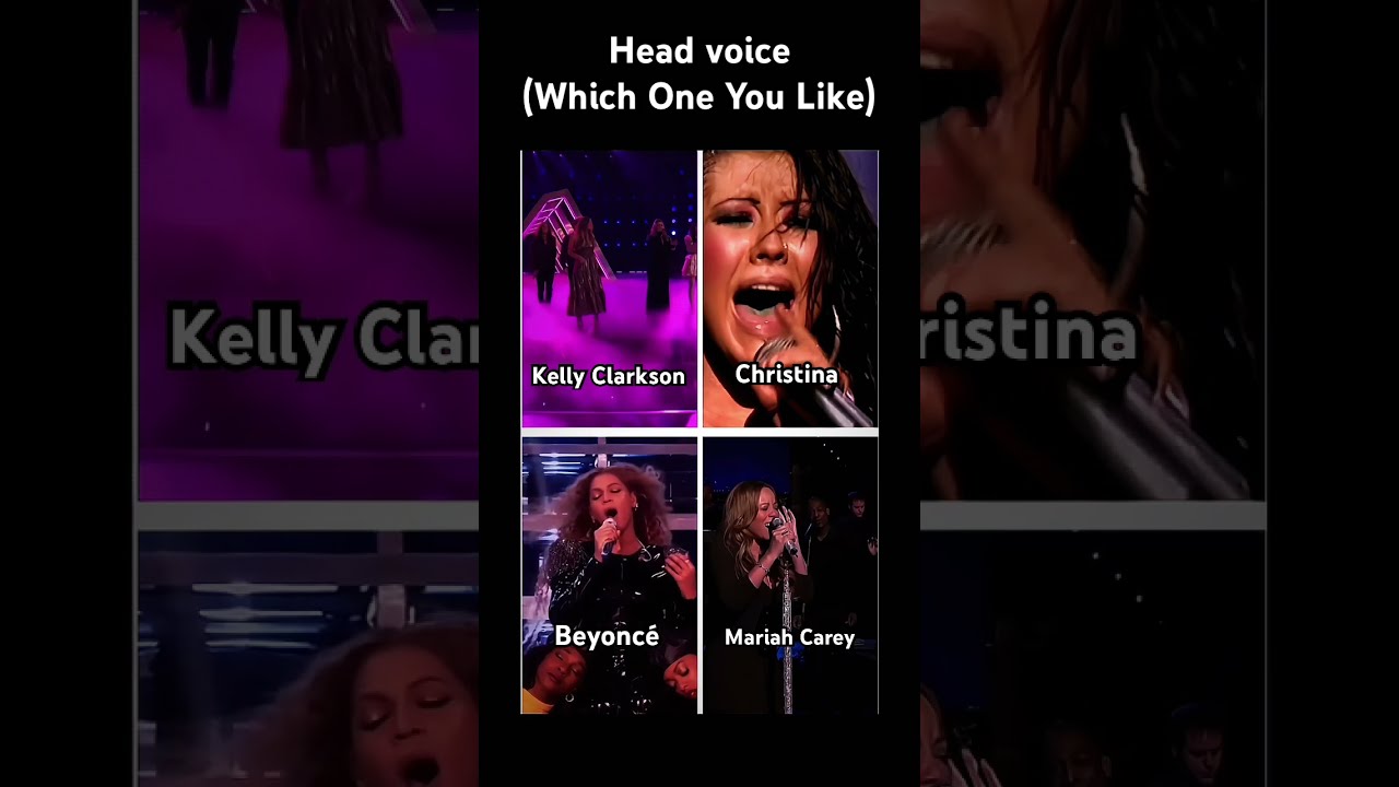 Head Voice Challenge Reels Beyonce Kellyclarkson Christinaaguilera Mariahcarey