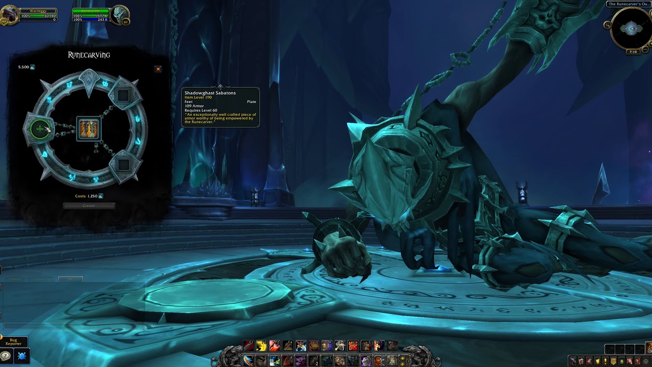 Crafting all Protection Warrior Legendaries (Protection only Legendary