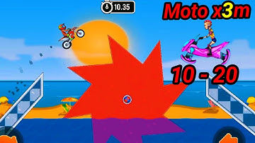 Moto X3M Bike Racing Game Part 15 Cyber Uorld 10 - 20 Gameplay Walkthrough (iOS, Android)