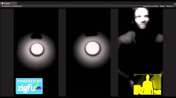 Game Noir Unity Kinect demo - first room scene