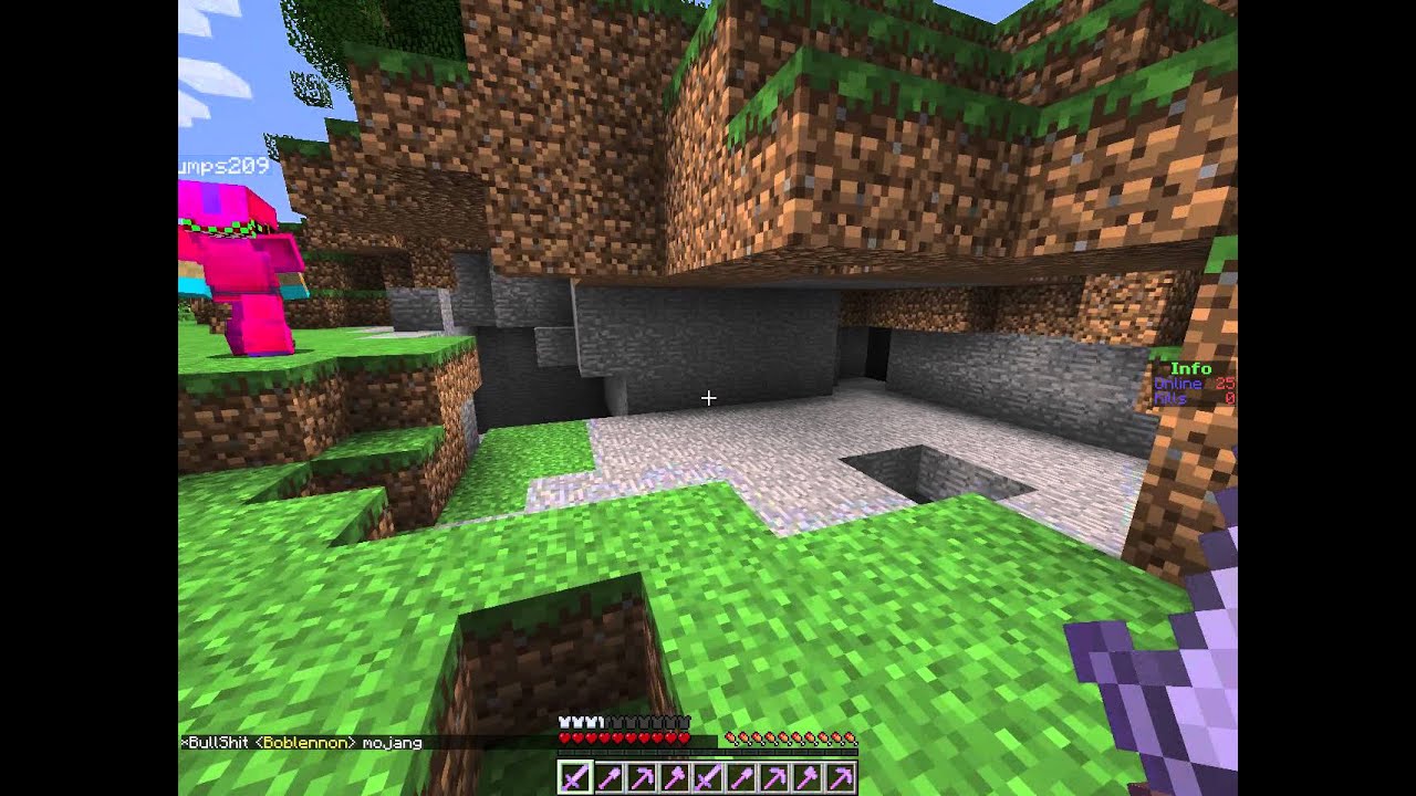 Minecraft Pc-Skeleton Attack [2] w/thumps209 - YouTube
