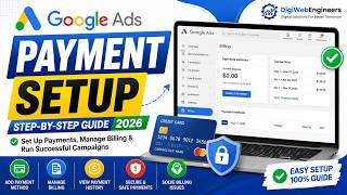 ✅ Google Ads Billing Setup Explained 2026 | Payment Method, Billing & Account Guide Guide