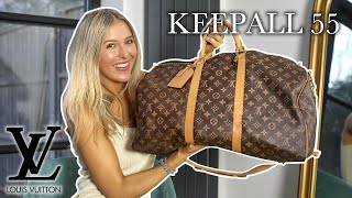 Louis Vuitton Keepall Blandouliere 45 Travel Duffle Bag – eLux