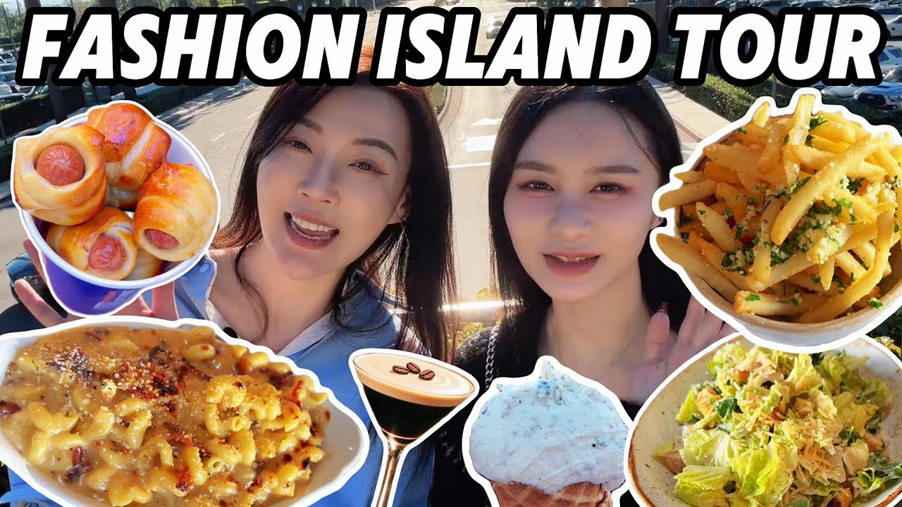 Fashion Island Food Tour! 🌴 Best Eats in Newport Beach