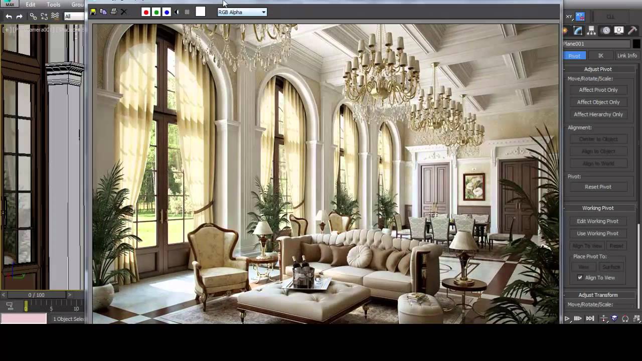 Interior 3d modeling and rendering PART_03 - YouTube