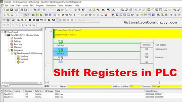 Shift Registers in PLC Programming - SFT Instruction - Omron Course