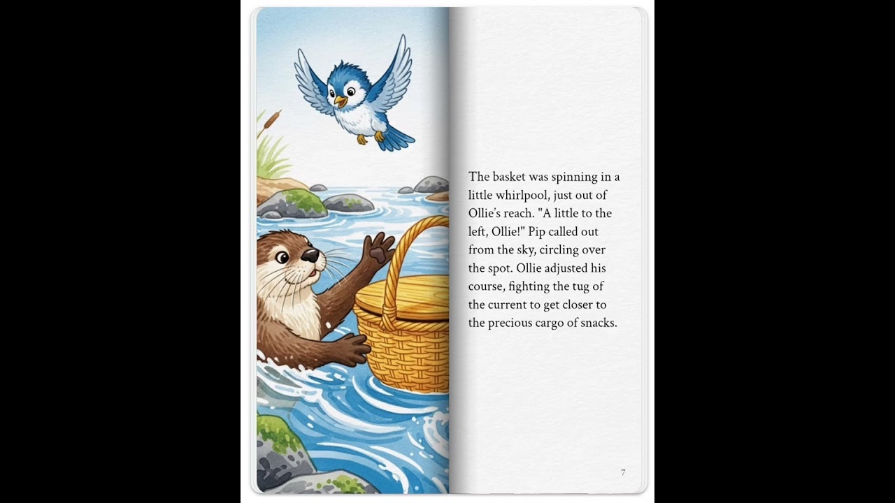 Ollie the otter and the picnic basket | English stories | Adventures stories |Fairy tales 