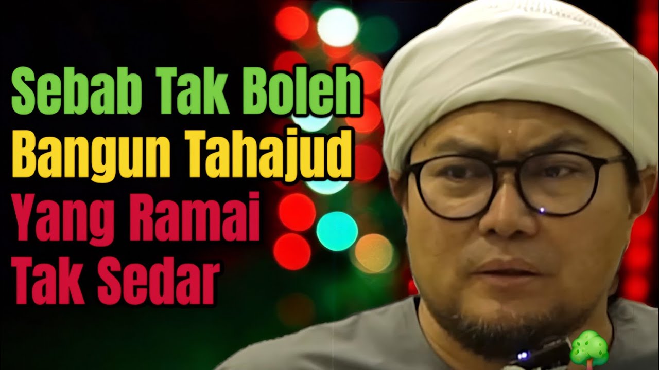 Ustaz Jafri Abu Bakar Mahmoodi 🔻 SEBAB TAK BOLEH BANGUN TAHAJUD YANG RAMAI TAK SEDAR