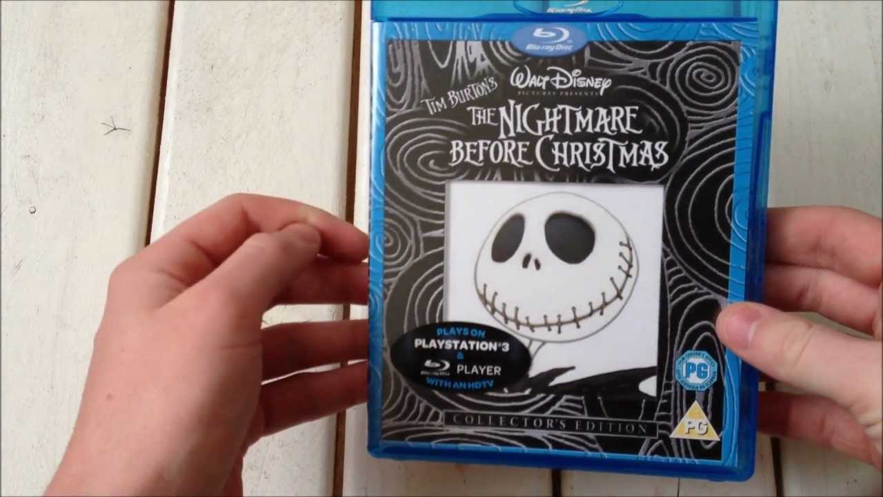 The Nightmare before Christmas BluRay unboxing 1080p HD YouTube The Nightmare before Christmas BluRay unboxing 1080p HD YouTube