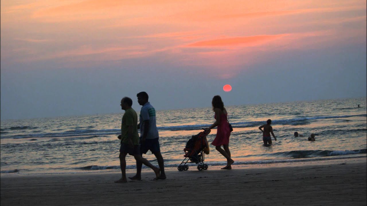 Goa Arambol Beach Sunset - Time lapse Photography