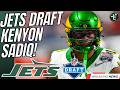 BREAKING: New York Jets DRAFT KENYON SADIQ! | 2026 NFL Draft 