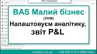 BAS Малий бізнес. Аналітика, звіт P&amp;L