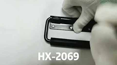 good quality black spring loaded handle for wooden case flightcase roadcase hardware accessories