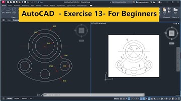 AutoCAD - Exercise 13 - For Beginners
