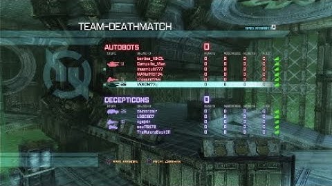 TRANSFORMERS FoC PS4 flawless TDM on Sewers