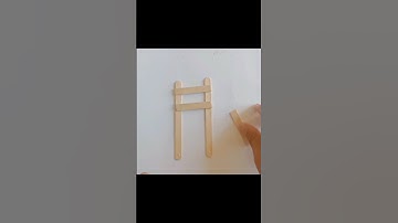 how to make a popsicle stick slide l popsicle stick craft#