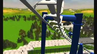 Blue Tornado Gardaland RCT3 CT Recreation