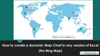 Create a Dynamic Map Chart in Excel without Using Bing Map screenshot 3