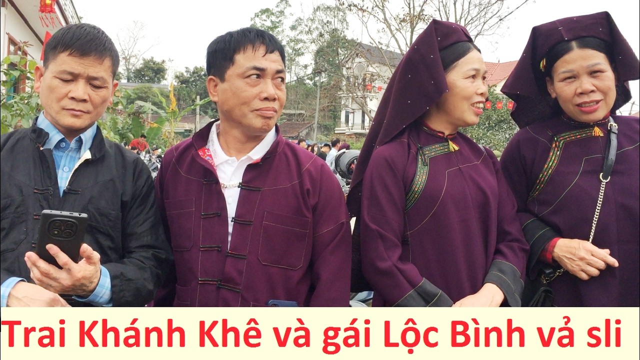 .Trai Khánh Khê và gái Lộc Bình hát sli hội Xuân Tình #1 #hatslilangson