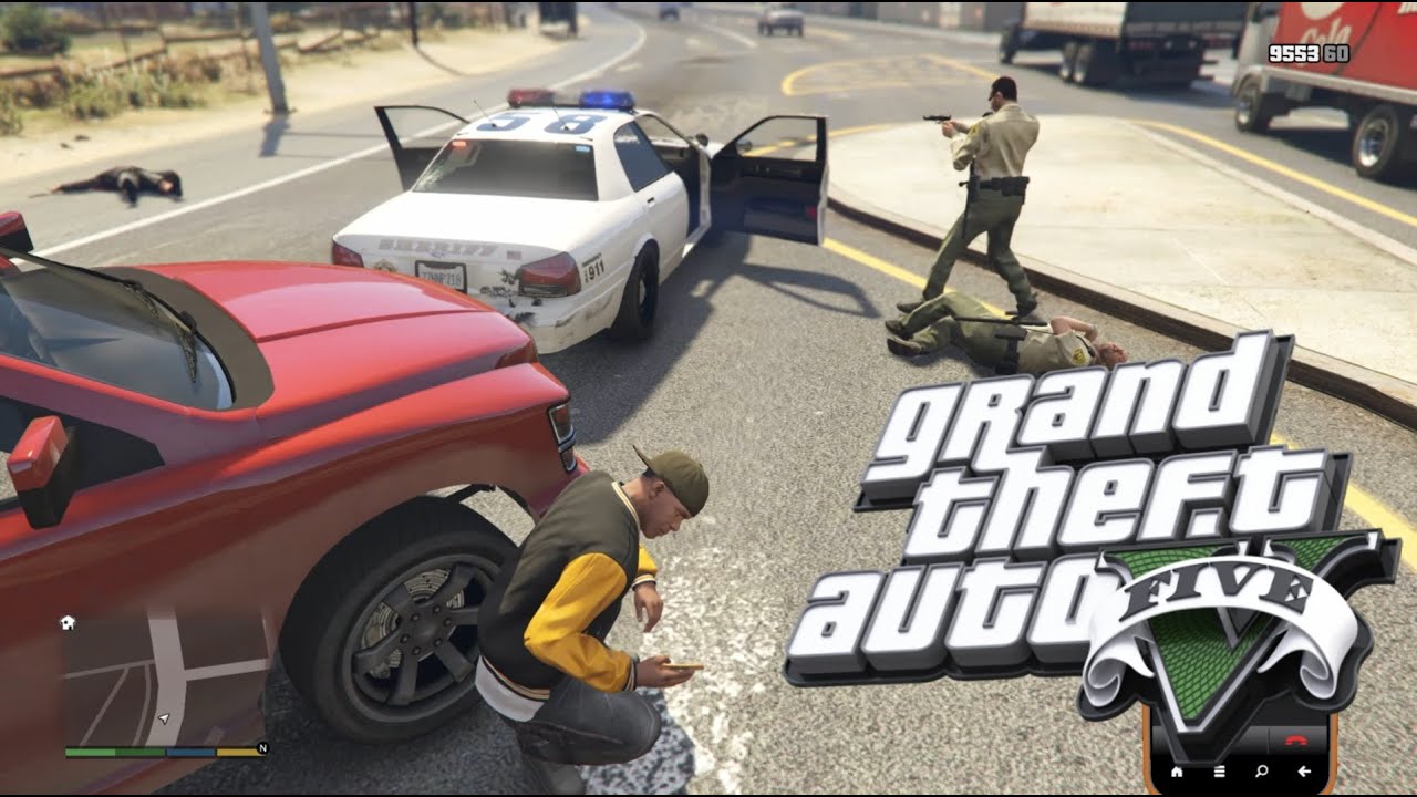GTA 5 Police Pursuit Driving Police car Ultimate Simulator crazy chase ...