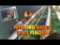 WELDING SHIPS HULL | SMAW Welding sa barko | Ship Repair