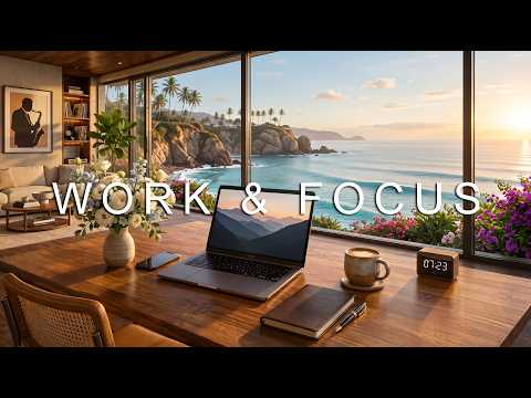 Work Jazz Music ☕ Smooth Jazz & Bossa Nova Instrumental for Focus, Relaxation & Productivity