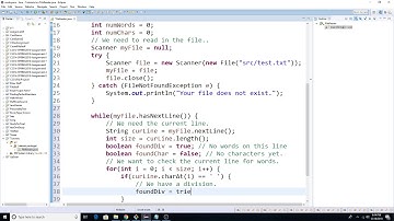 Java - Reading Files: Getting Number of Lines, Number of Characters, or Number of Words