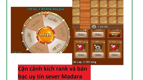 Góc Bán bạc và kich rank sever mới Madara uy tín - Bán bạc và sách làng lá | Làng Lá - HTC game