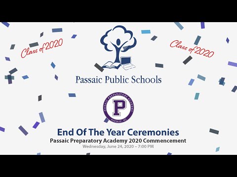 Passaic Preparatory Academy 2020 Commencement