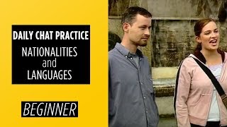 Beginner Level - Nationalities and Languages | Daily Chat Practice – English For You
