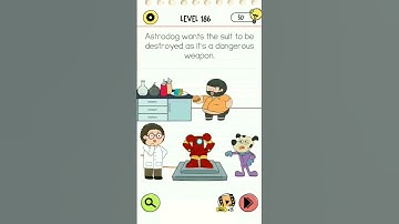 Brain Test 4 Tricky Friends Level 186 #androidgames #braintest #answer