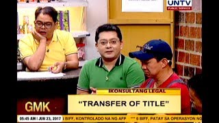 Deed of Donation in Transfer of Titles | Ikonsultang Legal