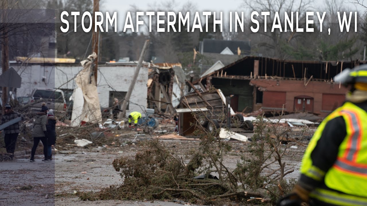 OnFocus Stanley, Wisconsin EF 2 Tornado Storm Aftermath YouTube