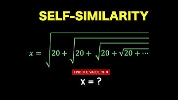 SELF-SIMILARITES. How to Solve Self-similar Algebraic expressions