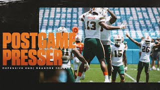 Deandre Johnson Postgame Presser 4.17.21