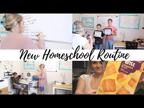NEW HOME SCHOOL ROUTINE | New Homeschool Year, New Routine!