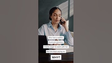 She had a waitlist. A proven process. Clients eager to work with her.