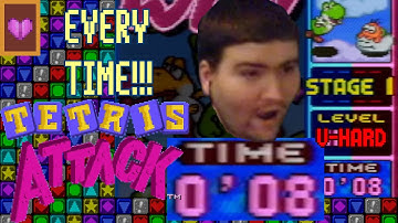 How to Beat Hardest Lakitu in Tetris Attack in EIGHT SECONDS EVERY TIME!!!