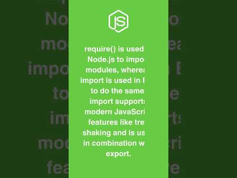 require() vs import in Node.js