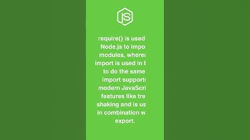 require() vs import in Node.js