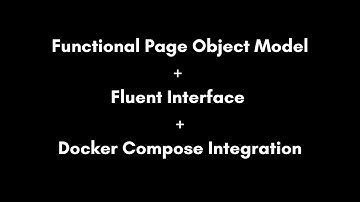 Selenium WebDriver + Maven Custom Commands + Docker Integration + Functional POM + Fluent Interface