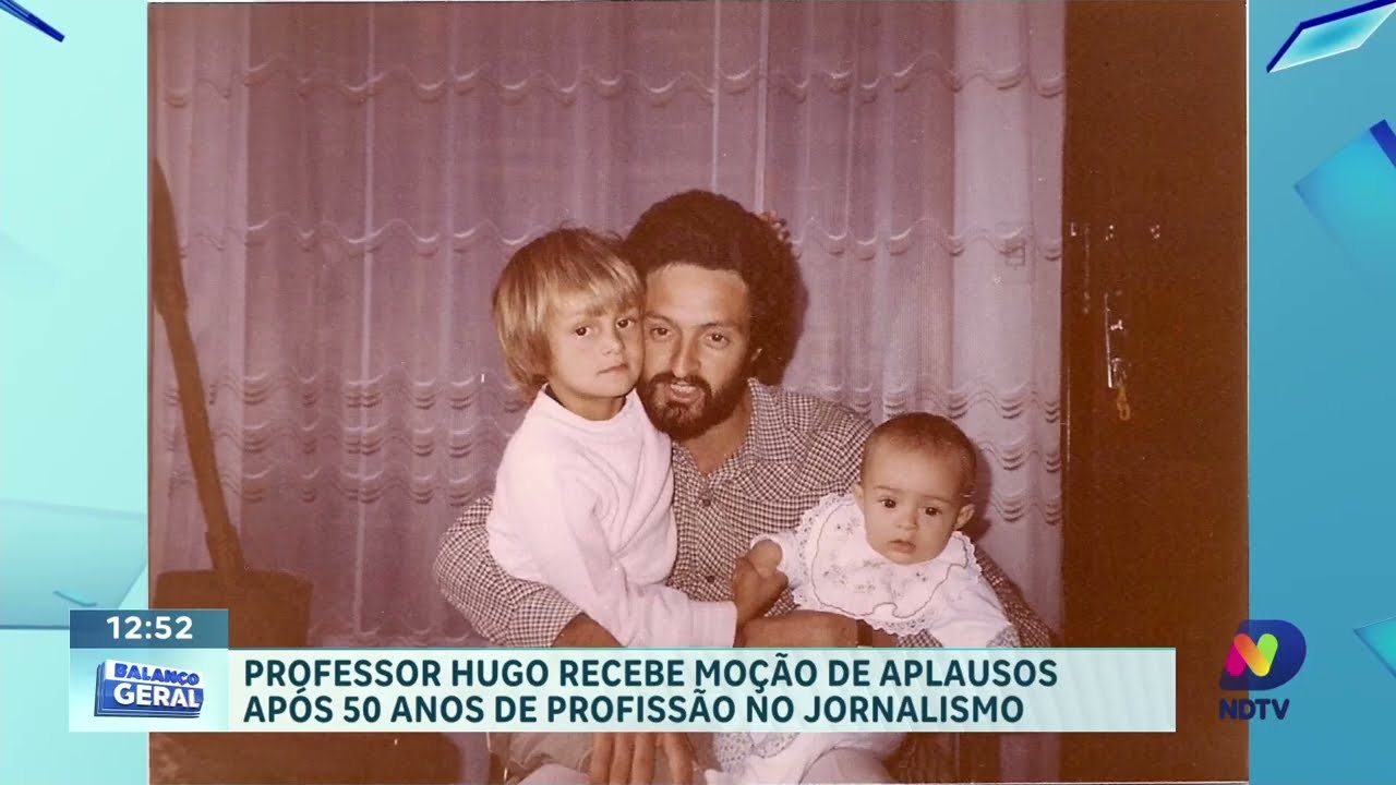 Professor Hugo Gandolfi celebra cinco décadas de jornalismo em Chapecó