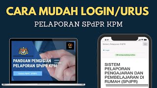 Cara Mudah LOGIN/URUS SPdPR