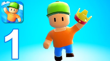 Stumble Guy‪s‬ - Gameplay Walkthrough Part 1 - Tutorial and First Crown Win (iOS, Android)