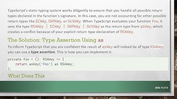 Resolving the Return Type is Not Assignable Error in TypeScript with asKey Function