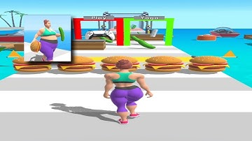 Fat 2 Fit 🏃🏻‍♀️| Gameplay walkthrough All Levels ( 4 - 5 ) Android, iOS | mobile game